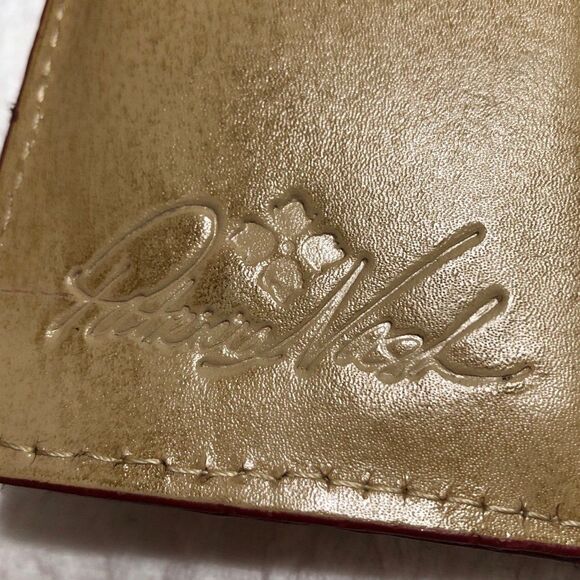 Patricia Nash Wallet Tan Embroidered Trifold Multi Compartment Wallet - Picture 10 of 12
